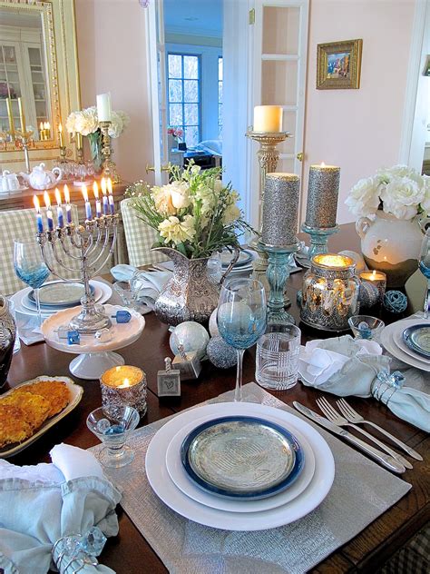 hanukkah table decorations